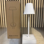 8x Design tafellamp verschillende kleuren wit licht, dimbaar en oplaad