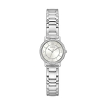 Guess Dames Horloge Melodie 28 mm   Zilveren Toon/Zilveren Toon/Wit