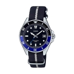 Casio Collection MDV10C1A2VEF Horloge  Textiel  Zwart 36 mm