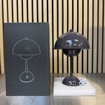 8x Design tafellamp verschillende kleuren wit licht, dimbaar en oplaad