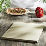 2x Pizzasteen, broodbaksteen van hittebestendig cordieriet 30x38x1,5 c