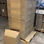 Ca. 260x Grote verzenddozen 41x39x43cm, bruin