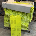 Ca. 90x Plastic veiligheidsdoos voor medisch afval, Hospidex