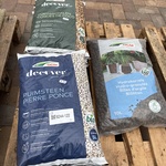 Pallet diverse zakken afdekmateriaal, DCM
