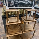 2x Sets van 3 stuks bijzettafels