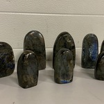 8x Labradoriet gepolijste vrije vorm