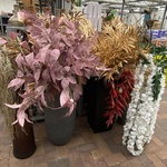 Partij diverse kunstbloemen