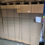 Ca. 150x Grote verzenddozen 100x100x40cm dubbelgolf, bruin