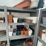 Partij diverse bloempotten