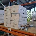 Ca. 150x Platinum kwast maat 16, ANZA, Wit