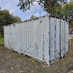 Stalen oefencontainer