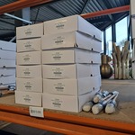 Ca. 150x Platinum kwast maat 16, ANZA, Wit