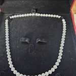 Witgouden Collier met diamanten en briljanten 12.50 karaat, 14 karaat