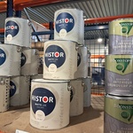 6 x 2,5 Liter Matte lak Histor, RAL 9001