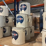 6 x 2,5 Liter Matte lak Histor, RAL 9001