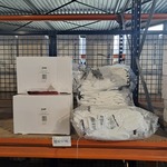 Stanleymessen en schildershandschoenen, ANZA / ZHARP, wit