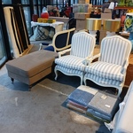 2x Fauteuil, 1x hocker en 6x plaid, O.a. Most En By Louise