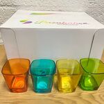 Ca. 72x Pasabahce Glazen  – 4 kleuren