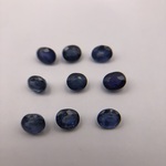 9x Ceylon Saffier, Edelsteen, Blauw