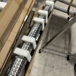 2x Curved light LED bar