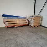 Partij Stelling materiaal, oranje/ blauw