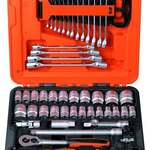 81-delig bahco dopsleutelset bahco, S 81 mix