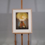 Olieverf schilderij, Han Mes, Varen naar het licht