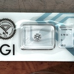 Diamant – 0.76 carat natuurlijke Starcut Briljant geslepen diamant (ge