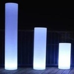 2x RGB Led pilaren rechthoek 31x31x82, 2025