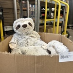 Ca. 12x Magnetron knuffel Warmies, Sloth