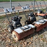 2x Veegmachine rolbezem, Lumag, KM-800, 2013