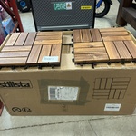 Ca. 33x Tuintegel acacia hout