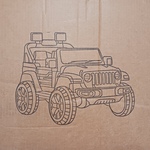 Elektrisch bestuurbare kinderauto, Blauw, 2025