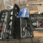 Pallet haltersets in koffer met halterschijven