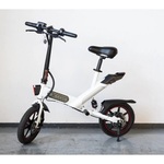 Edrive elektrische minibike inklapbaar wit
