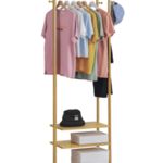 5x Bamboe kledingrek/kapstok I-Wannahave