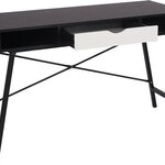 3x Modern bureau (zwaar), zwart