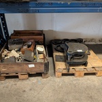 Partij diverse gereedschapsstukken en metalen profielen