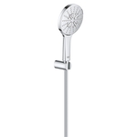 Grohe Rainshower SmartActive 130 Doucheset 3 straalsoorten wandhouder