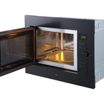 Etna CM232ZT Combimagnetron 45cm Mat Zwart Draaideur 32 liter Turbo-he