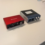 2x Audio interface Presonus, Focusrite