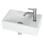 Plieger Austin Fonteinset Toilet  Rechts   Wit  Keramiek  Incl. Fontei