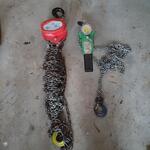 Hijs set bestaande uit handkettingtakel en rateltakel Lewis L-CB-S10 e