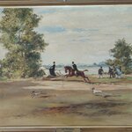 Carl (Karl) Pluckebaum (1880-1952) – ‘Der Rhein bei Mönchnsert’