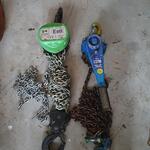 Hijs set bestaande uit handkettingtakel  3000kg en rateltakel 1500kg E