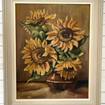 Gerard Dalman – ‘Zonnebloemen op vaas’