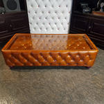 Salontafel Chesterfield, Caleb, oranje