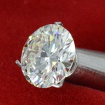 Diamant – 1.24 carat Briljant geslepen diamant met een HRD certificaat