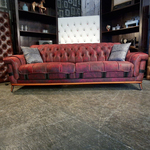 3-Zits Bank Chesterfield, Brady, rood