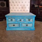 Salontafel Chesterfield, Chesterfield, blauw